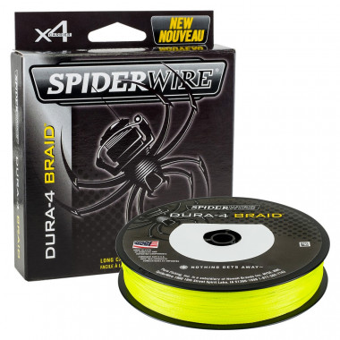 SpiderWire 4 Braid - Yellow 300mt